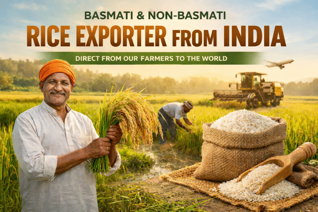 Reliable Basmati & Non-Basmati Rice Exporter from India – RRN Agro Export LLP